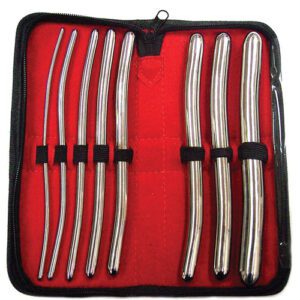 Rouge Stainless Steel Hegar 8 pc Dilator Set