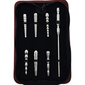 Rouge Stainless Steel Penis Plug Set of 6 - Silver