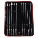 Rouge Stainless Steel Rosebud Dilator Set - Set of 12
