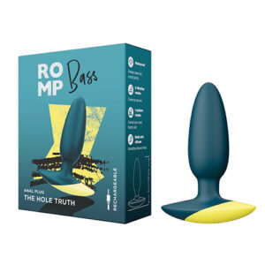 ROMP Bass Vibrating Anal Plug - Teal