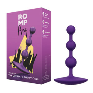 ROMP Amp Flexible Anal Beads - Violet