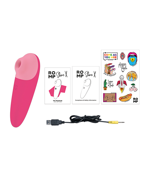 ROMP Shine X Clitoral Vibrator - Pink - Image 5