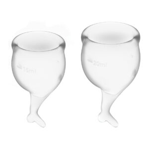 Satisfyer Feel Secure Menstrual Cup - Transparent