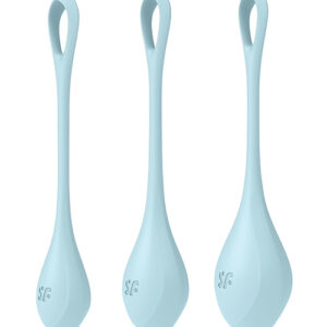 Satisfyer Yoni Power 2 Balls Training Set - Light Blue