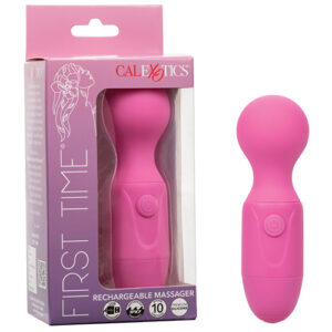 First Time Rechargeable Vibrator Massager - Pink