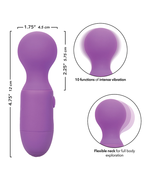 First Time Rechargeable Vibrator Massager - Purple - Image 5