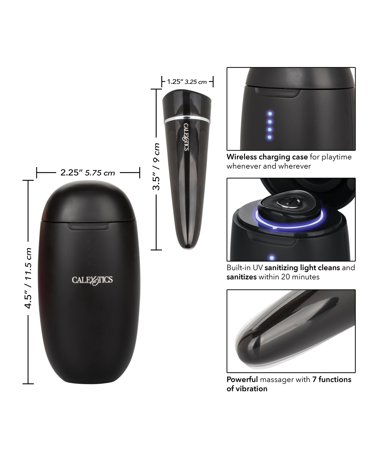 My Pod Vibrating Massager - Black - Image 6