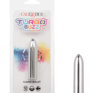Turbo Buzz Classic Bullet Stimulator - Silver