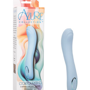 Azure Collection Contoured G Vibrator - Blue