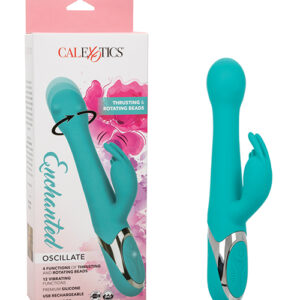Enchanted Oscillate Vibrator - Turquoise Blue