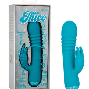 Thicc Chubby Thrusting Tickler - Aqua
