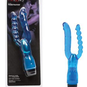 Crystalessence 5" Dual Penetrator - Blue