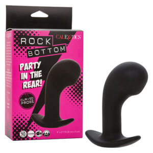Rock Bottom Curved Prostate Probe - Black