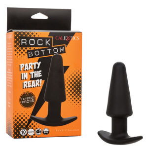 Rock Bottom Tapered Anal Probe - Black
