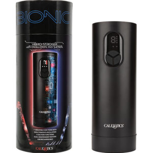 Bionic Vibro Stroker w/Oscillation & Suction - Black