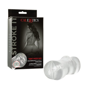 Stroke It Tight Pussy & Ass Masturbator - Clear