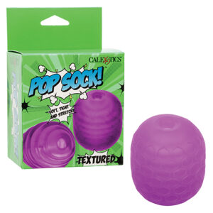 Pop Sock! Textured Masturbator - Purple