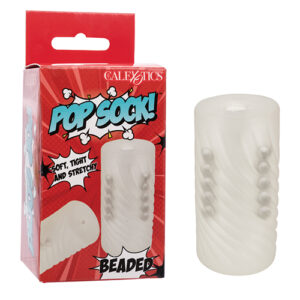 Pop Sock! Beaded Stroker - Clear