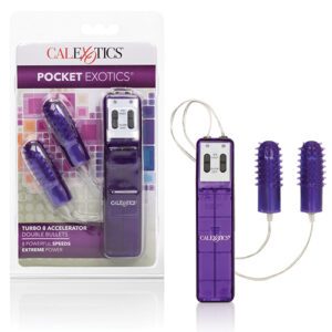 Pocket Exotics Turbo 8 Accelerator Double Bullets - Purple