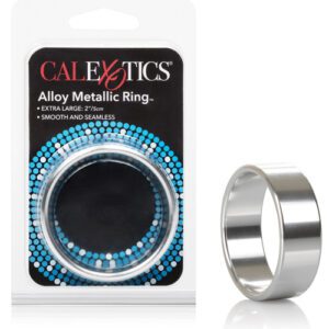Alloy Metallic Ring - XL Silver