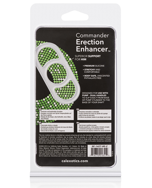 Commander Erection Enhancer - White - Image 3