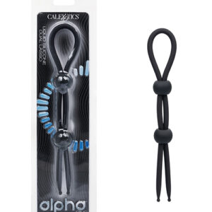 Alpha Liquid Silicone Dual Lasso - Black