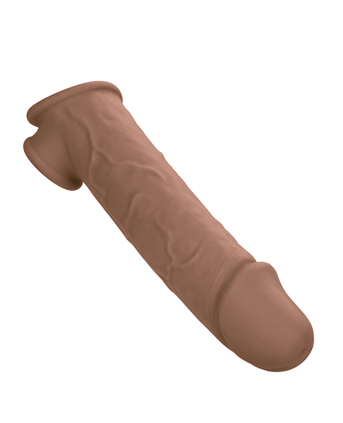 Performance Maxx Life-Like 8" Penis Extension - Brown - Image 3