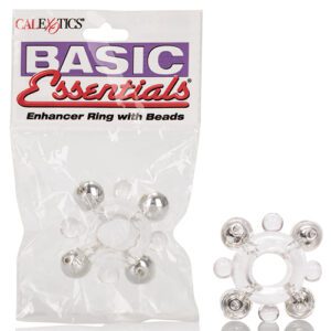 Basic Essentials Enhancer Ring w/Beads - Clear