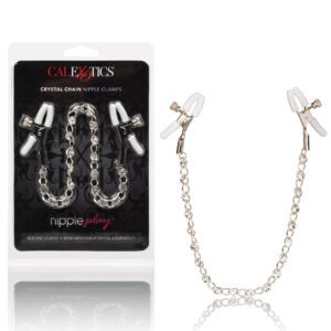 Nipple Play Crystal Nipple Clamps - Clear