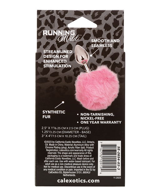 Running Wild Pink Bunny Tail Anal Probe - Image 5