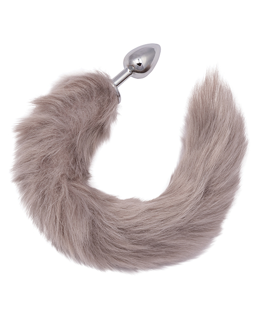 Running Wild Grey Tail Metallic Anal Probe - Image 5
