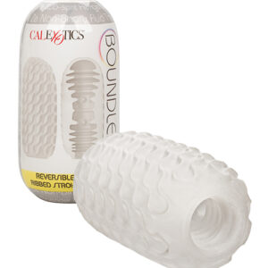 Boundless Reversible Ribbed Stroker - White