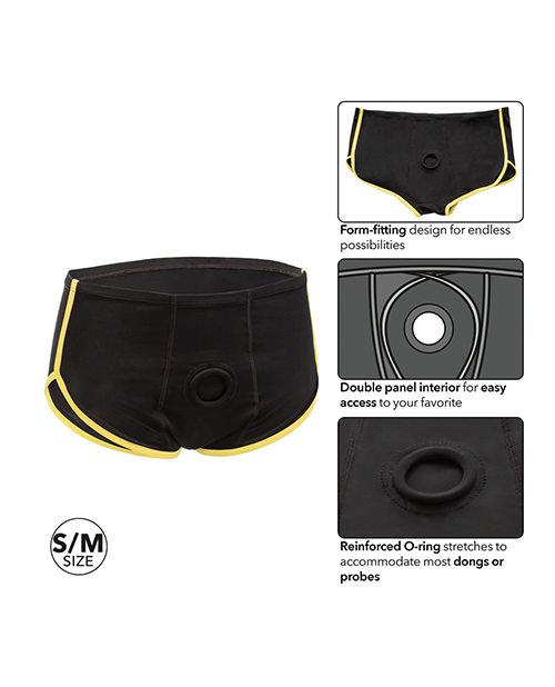 Boundless Boxer Brief - Black/Yellow S/M - Image 3