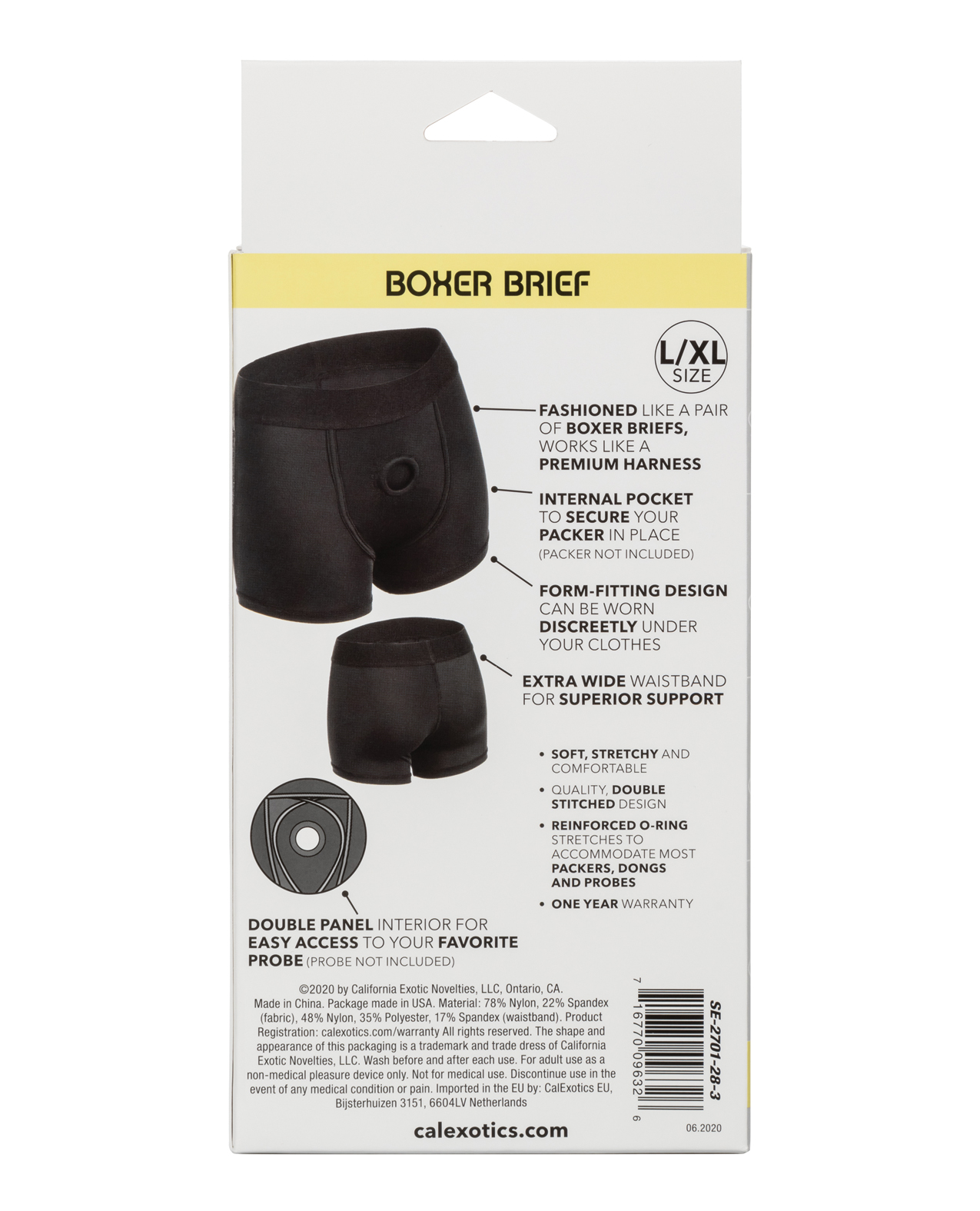 Boundless Boxer Brief L/XL - Black - Image 3