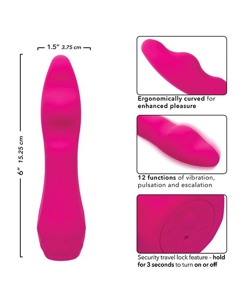 Gia Curved Pleaser - Pink - Image 4