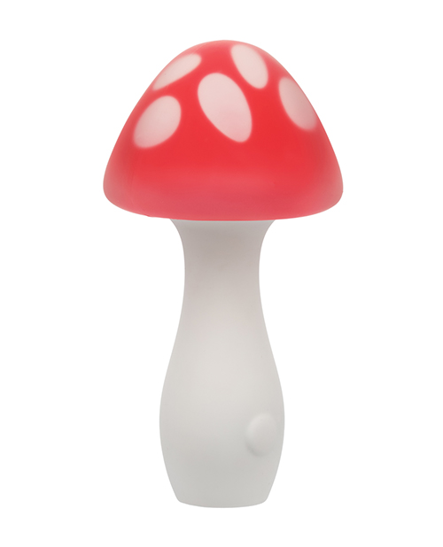 Naughty Bits Muff Shroom Playful Massager - Red/White - Image 2