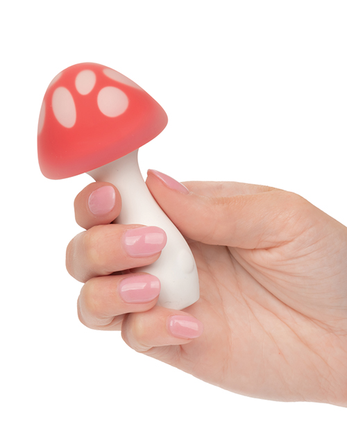 Naughty Bits Muff Shroom Playful Massager - Red/White - Image 3
