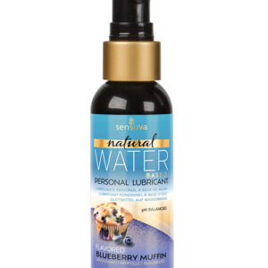 Sensuva Natural Water Based Personal Lubricant - 2 oz Blueberry Muffin