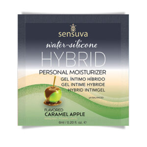Sensuva Hybrid Personal Moisturizer Single Use Packet - 6 ml Caramel Apple