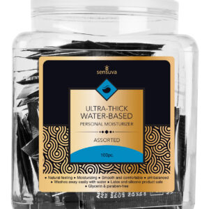 Sensuva Ultra Thick Water Based Tub - Asst. Tub of 100