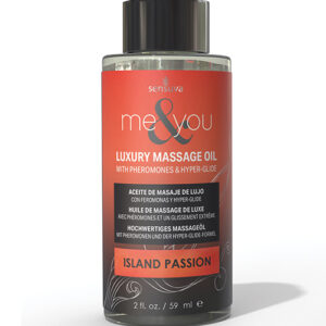 Sensuva Me & You Massage Oil - 2 oz Island Passion