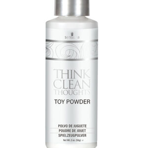 Sensuva Think Clean Thoughts Toy Powder - 2 oz Bottle
