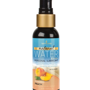 Sensuva Natural Water Based Personal Lubricant - 2 oz Peach