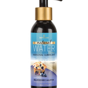 Sensuva Natural Water Based Personal Moisturizer - 4.23 oz Blueberry Muffin