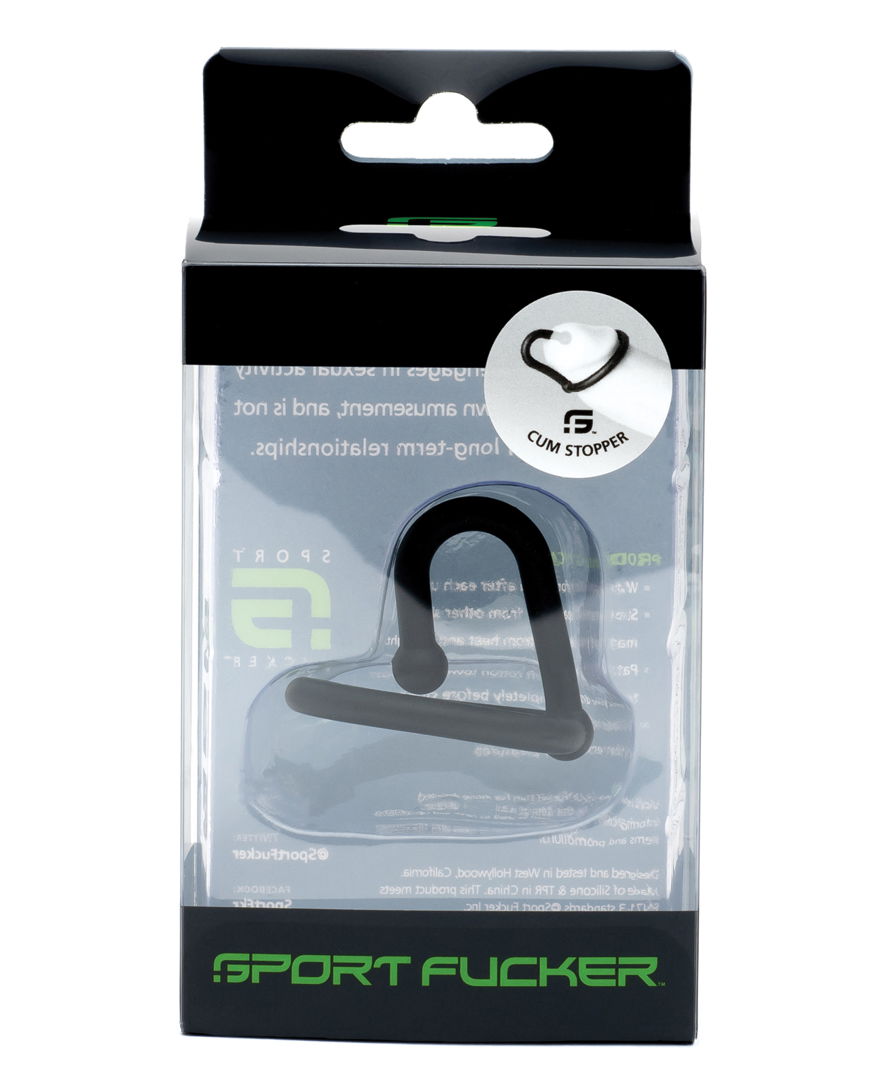 Sport Fucker Cum Stopper - Black - Image 3