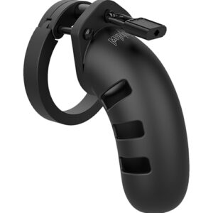 Shots Man Cage Chastity 4.5" Cock Cage Model 21 - Black