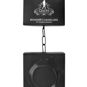 Shots Ouch Beginner's Handcuffs - Black
