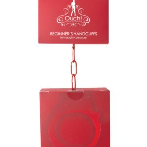 Shots Ouch Beginner's Handcuffs - Red
