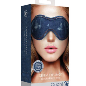 Shots Denim Eye Mask - Blue