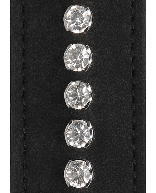 Shots Ouch Diamond Studded Hogtie - Black - Image 6